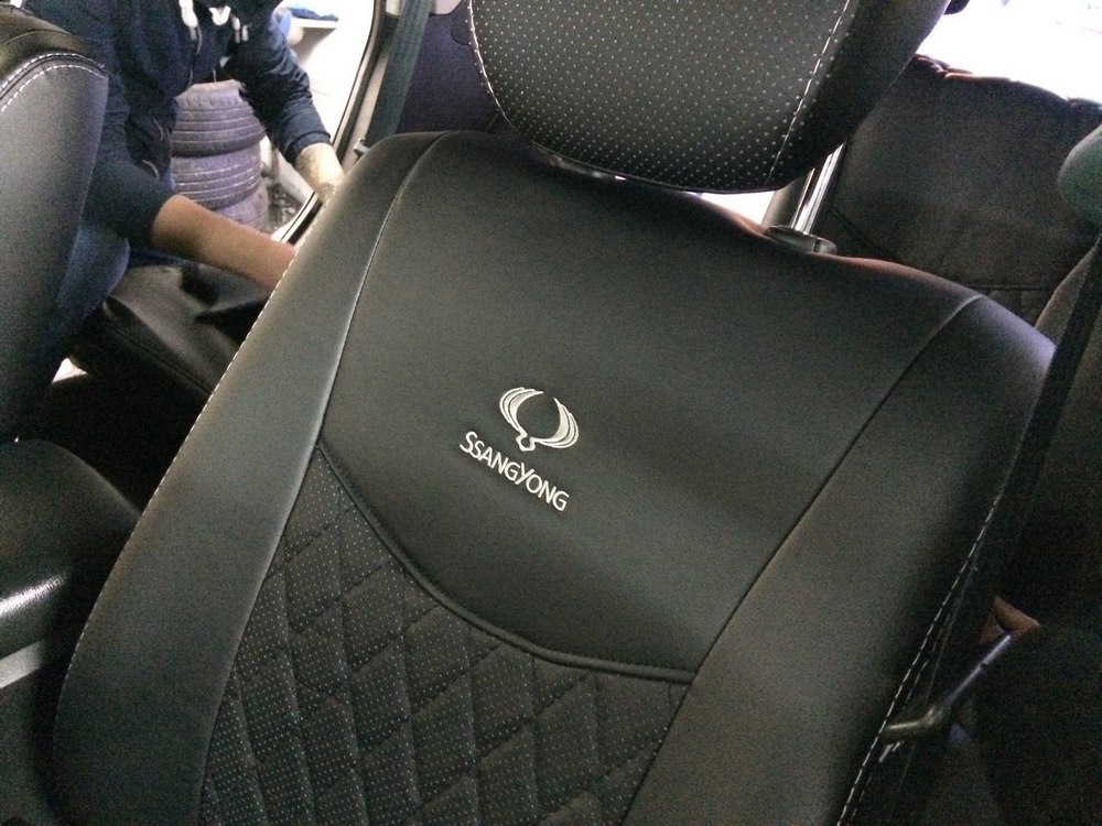 Чехлы сидений Ssang Yong в Антраците